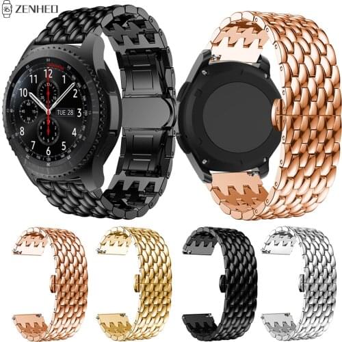 22mm Stainless Steel Strap for Samsung Galaxy 46mm Watch Band Replacement Watchband For Samsung Gear S3 Frontier Classic