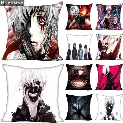 Tokyo Ghouls Hot Sale Pillow Case High Quality New Years Pillowcase Decorative Pillow Cover Home Decorate Christmas Goods