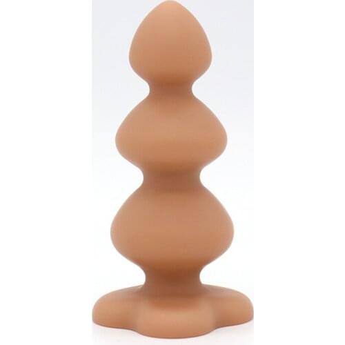 Comfortable Butt Plug Tail Silicone Anal Dildo for Men Flirting Intimate Toys for Couples Soft Material Masturbators Y19