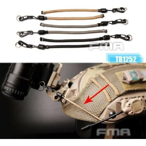 FMA Replacement Bungees Hook Loop Fixed NVG VAS ARC for ACH Helmet TB1252