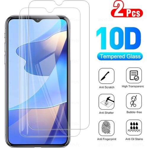 2Pcs Full Cover Protective Glass For OPPO A16 2021 Phone Screen Protector Glasses Film For O PPO A 16 16A OPPOA16 CPH2269 6.52"