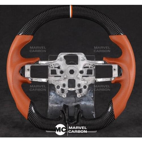 100% REAL CARBON FIBER STEERING WHEEL COMPATIBLE WITH Mustang