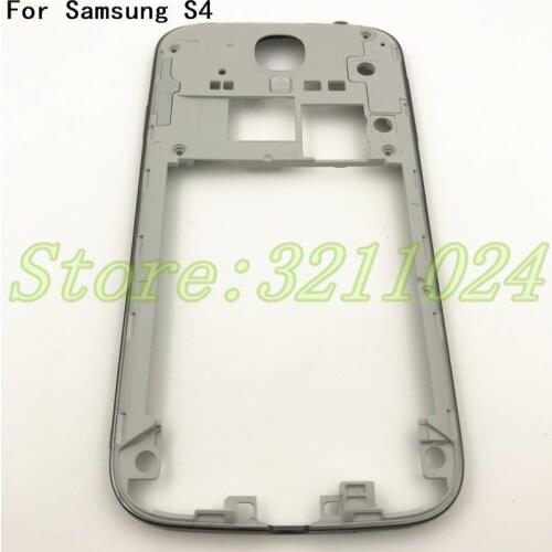 100% Original S4 Front Frame Housing For Samsung Galaxy S4 i9500 i9505 i337 Front Plate Case Bezel Cover With Parts