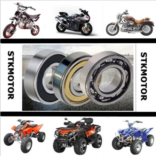 5PCS 6204-2RS Bearing 20x47x14mm Deep Groove 6204 2RS Ball Bearings 6204RS ATV Dirt Bike Motorcycle Parts