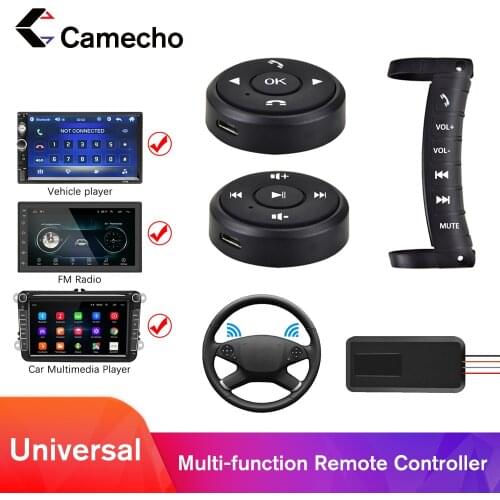 Camecho Android 2Din Car Multimedia Player Car Steering Wheel Remote Control For 2DIN Car Radio Player Remote Control Button