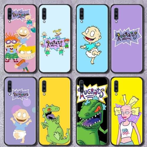 Phone Case for Samsung Galaxy A51 A72 A70 A50 A40 A20s A30 A10s A20e A10 A02s A01 Silicon Back Cover Cartoon R-Rugrat Anime
