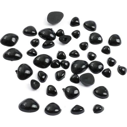 Black Safety Doll Eyes Acrylic Animal Nose Sewing Beads For Children Kids DIY Bear Stuffed Toys Puppet Scrapbooking Crafts