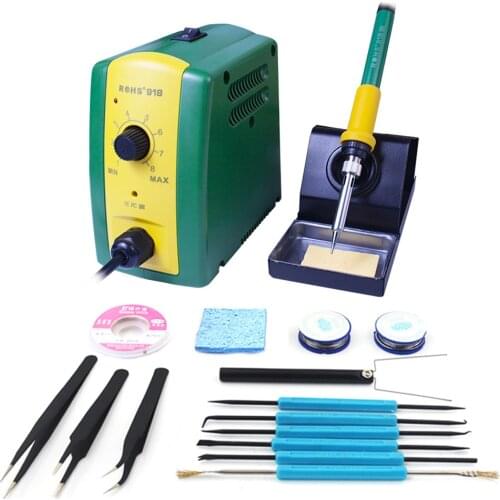 CXG ROHS 918 solder station 70W 110v/220v Soldering iron Adjustable Constant Temperature welding tool EU/US plug Free shipping