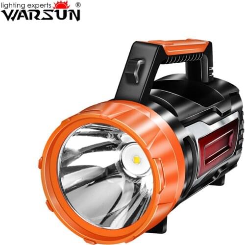 Warsun H886 Multifunctional Searchlight Hand Crank Charging COB LED Rechargeable Power Bank Flashlight Powerful Camping