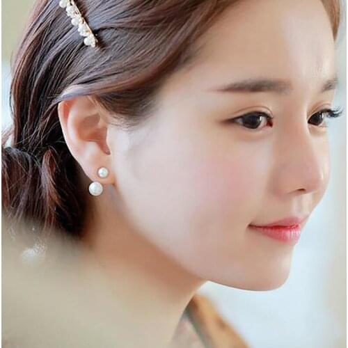 New Fashion Elegant Simple Ear Cuff Crystal Alloy Trendy Chic Plated Punk Stud Jewelry Earrings 1 Pair