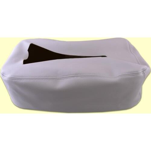 Gray Microfiber Leather Console Lid Seat Armrest Top Cover fit for Silverado Suburban Tahoe Sierra 2007 2008 2009 2010 2011-2013