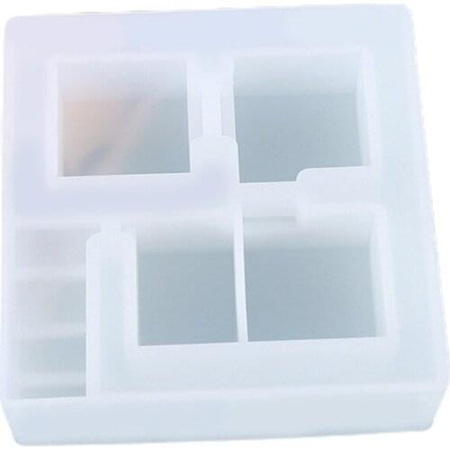 Succulent Flower Plant Pot Epoxy Resin Mold Concrete Cement Clay Silicone Mould DIY Crafts Candle Soap Casting Tool