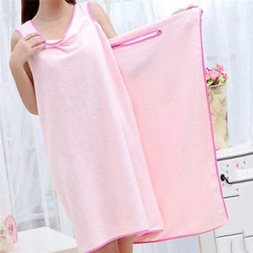 Microfiber Women Sexy Pareo Skirt Beach Towel Bath Towel Wearable Soft Super Absorbent Bath Dress
