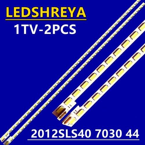 1set=2pcs For Sony Led backlight Strip LJ64-03381A SLED 2012SLS40 7030 44 L/R 44LEDS 440MM