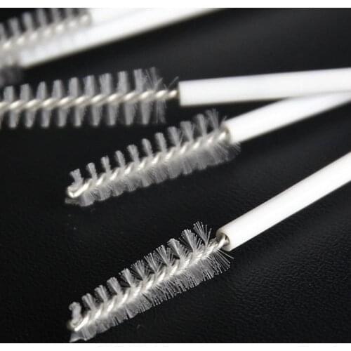 10Pcs Newborn Baby Bottle Water Bottle Straw Cleaning Stainless Steel Cleaning Tool Straw Brushes for Baby Feeding Bottle Pipe