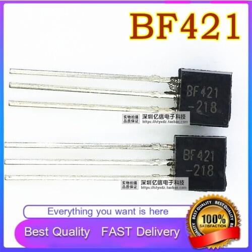 10Pcs/Lot New Original BF421 TO-92 HIGH Voltage Transistor Good Quality