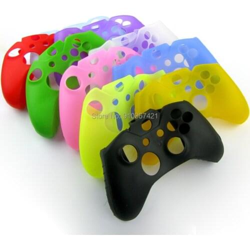 20pcs/lot Replacement For XBOX ONE Colorful Soft Silicone Case Rubber Protective Skin Cover For Microsoft Xbox one Controller