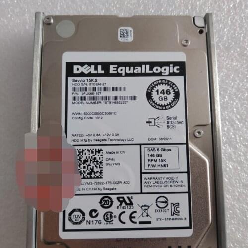 4pcs DELL 146G 15K SAS hard drive ST9146852SS NJYM3 2.5