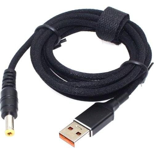 65W USB male head to DC 5.5*2.5mm Power Supply Adapter Cord 1.8m for Laptop Asus 20V 2.25A 3.25A