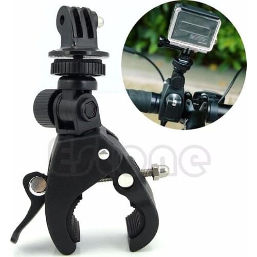 New Gopro Accessories Bike Bicycle Motorcycle Handlebar Seatpost Clamp Roll Bar Mount Tripod Holder For GoPro Hero 1 2 3 3+Black