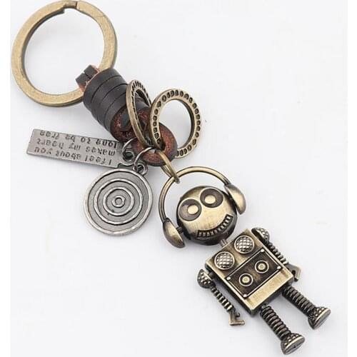 Pendant Keyring Exquisite Workmanship Robot Astronaut Vintage Style Personalized Retro Decor Key Pendant Key Decor 2021Explosion