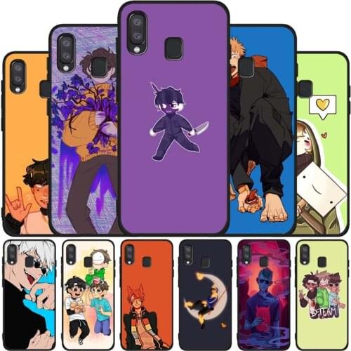 Dream Smp Black Soft Phone Case For Samsung A10 A20 A30 A40 A50 A70 A21 A31 A51 A71 A41 A32 A42 S52 A72 A6 2018 Cover