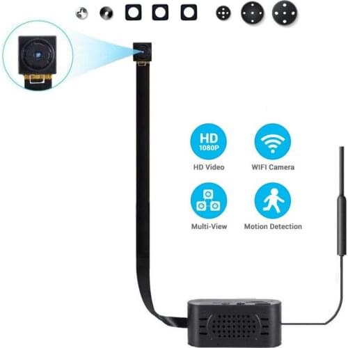 1080P IP Camera Mini Wifi Camera Motion Detection P2P 128G TF Card slot Video Sound Recording Security Camera 3.6mm lens