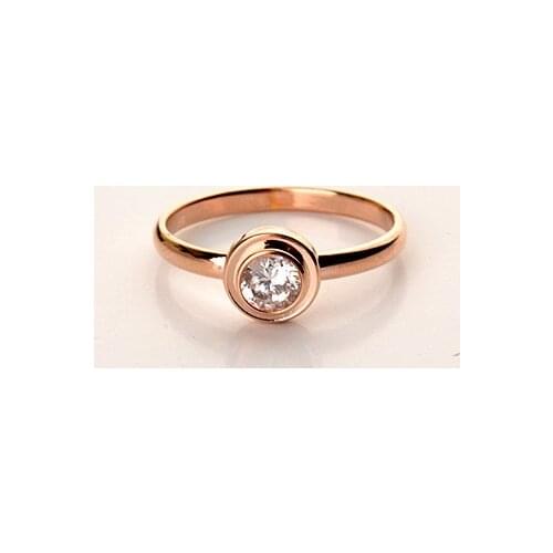 Italina Rigant Jewlery Genuine Austrian Crystal Simple Style Band Ring With Austrian Crystal Stellux 1#RG91670
