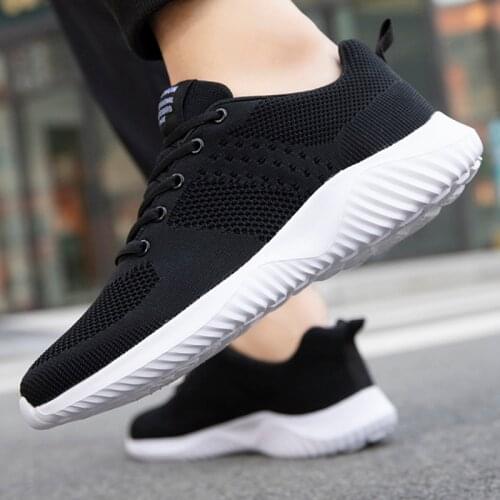 Hot Sale Light Running Shoes Comfortable Casual Mens Sneaker Breathable Non-slip Wear-resistant Outdoor Walking Men Sport Shoes