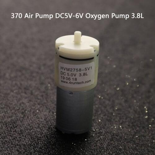 1pcs DC 5-6V Micro Air Pump DC Small Mini 370 Motor Micro Air Pump Oxygen Pump Low Noise Aquarium Medical Fish Tank DIY