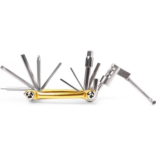 Multi-functional 16 in 1 Bicycle Reparing Tool Sets l MTB Screwdriver Chain Cycling bike Durable Repairing Portable Cycle Tool