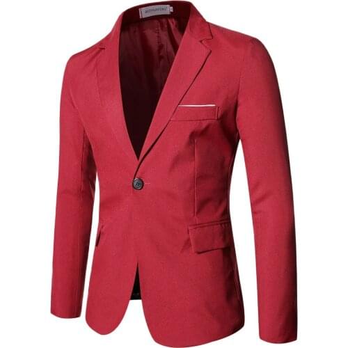 Blazer Men,Men Blazer Slim Fit,Mens Casual Suit Korean Version Slim Groomsman Bridegroom Wedding Business Occupation Suit,-5X