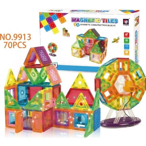 Big Size Magnetic Blocks DIY building Set Bricks Model & Building Toy Construction Magnet Designer Educational Toys For Kids