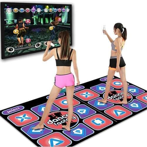Double User Non Slip Dancing Step Dance Mat pad motion sensing wireless Foot Print Game Mats fitness game Pads TVB Dancing Mat