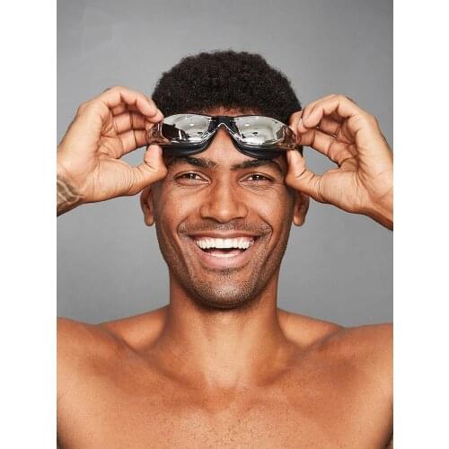 RTTAN goggles waterproof and anti fog HD swimming myopia men and professional electroplating outdoor degree equipment