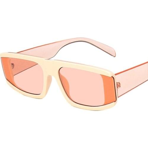 Small Frame Rectangular Sunglasses for Women Hip Hop Retro New Fashion Trendy Eyeglasses Glasses