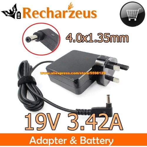 Genuine UK Plug For Asus ZENBOOK UX32VD ADP-65AW A Adapter ADP-65JH DB 19V 3.42A ADP-65GD B 69HW24S02K3 UX50 X201E UX32VD Laptop