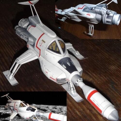 Ufo Interceptor Ufo Interceptor Paper Model Diy Handmade Production Paper For Girls Gifts 3d Birthday Model Boys Y7W3