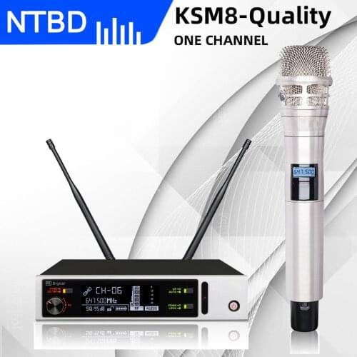 NTBD Hip Hop Home KTV Party Stage Performance Wedding UHF SKM8 Professional Wireless Microphone System 1 Channel 1 handheld