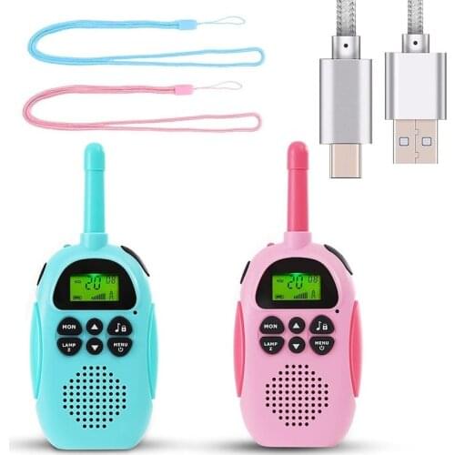 Walkie Talkies for Kids, Rechargeable Long Range Kid Walkie Talkies with 22 Channels Toys for 3+ Child Outside Playing