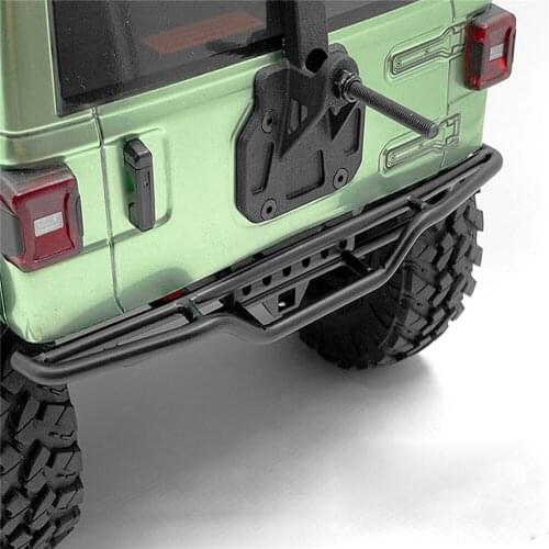 Protective Metal Rear Bumper Mount Bracket for 1/10 Axial SCX10 III Wrangler TUBE RC Crawler Car Accessories