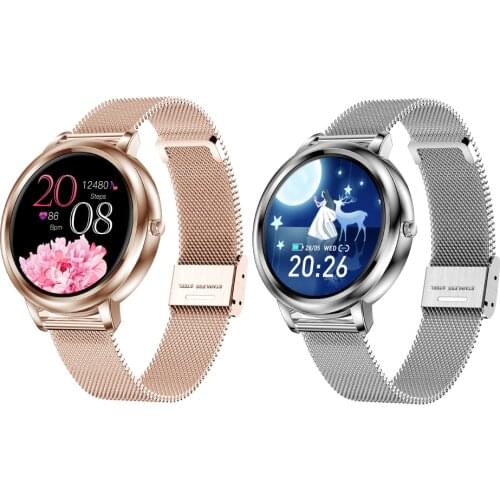 Smart Watch Women Full Touch Screen, Smartwatch for Girls Compatible With Customize Wallpaper Fitness tracker time clock