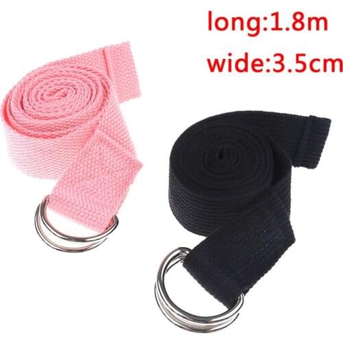 180Cm Sport Yoga Stretch Strap D-Ring Belt Gym Waist Leg Fitness Adjustable