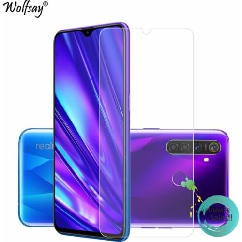 2PCS Glass For Realme Q Screen Protector Tempered Glass For OPPO Realme Q Glass Phone Film For OPPO Realme Q Protective Film