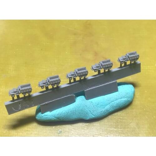 Military model accessory resin upgrade parts 1/700 American transport vehicle series Willis 5 types 6pcs