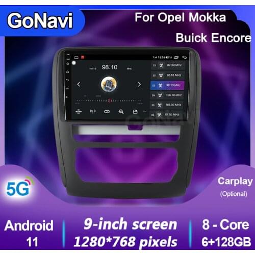 GoNavi 9" Touch Screen Android 11 Car Radio For Buick Encore 2014-2018 Car Central Multimedia Player GPS Navigation bluetooth