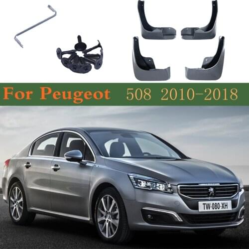 Car Fender Accessories Mud Flaps Mudguards Splash Guards Mudflaps For Peugeot 508 SW 508SW 2010~2018 2011 2012 2013 2014 2015