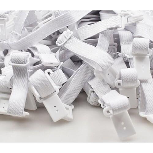 Adult Tie Adjusting Band Elastic Band White Ribbon Elastic Band Size Can Be Customized Classic Trendy Simple Unisex Polyester