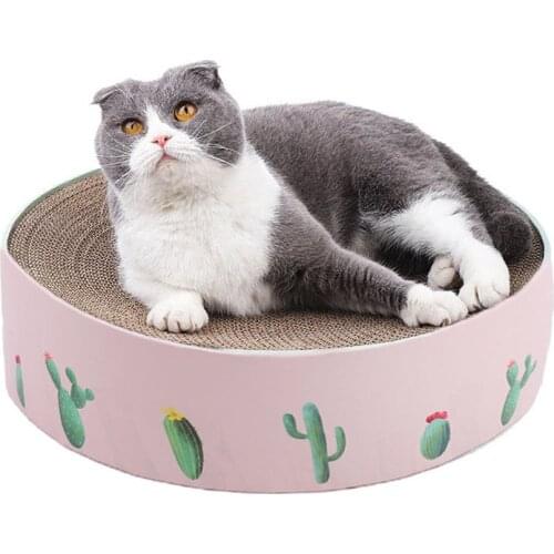 Corrugated Cat Board Scratching Claws For Cats Furniture Scratches Goods For Animals Cat Toys Nail Scratcher Bed Kittens Cactus