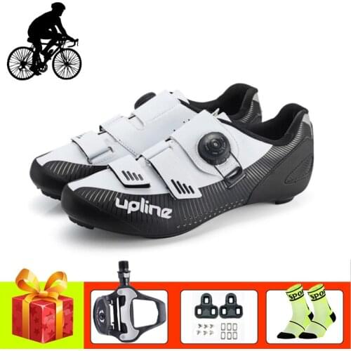Road cycling shoes sapatilha ciclismo men bicycle sneakers add pedals breathable self-locking ultra-light racing bike shoes